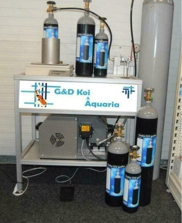 co2 complete set, hervulbare co2flessen, en gratis advies!, Dieren en Toebehoren, Ophalen of Verzenden, Nieuw, Leeg aquarium