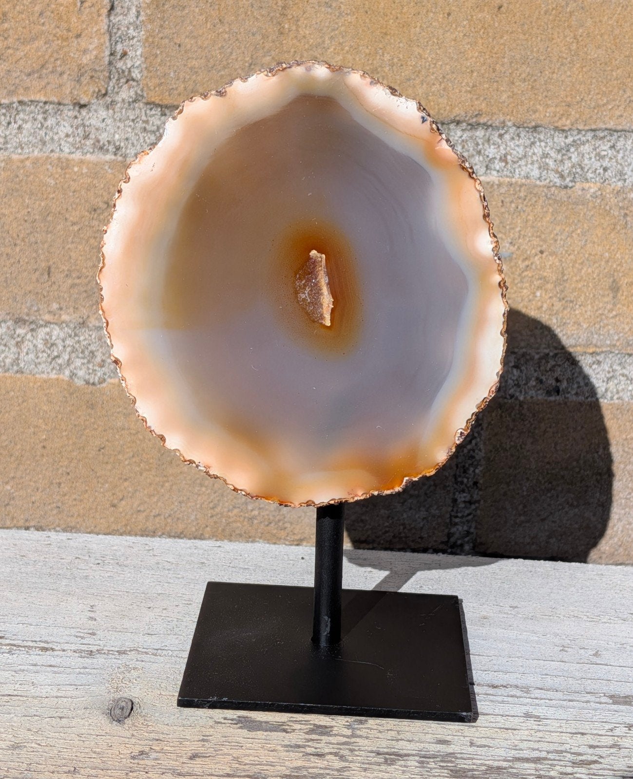 Agaat op standaard, Ophalen of Verzenden, Mineraal