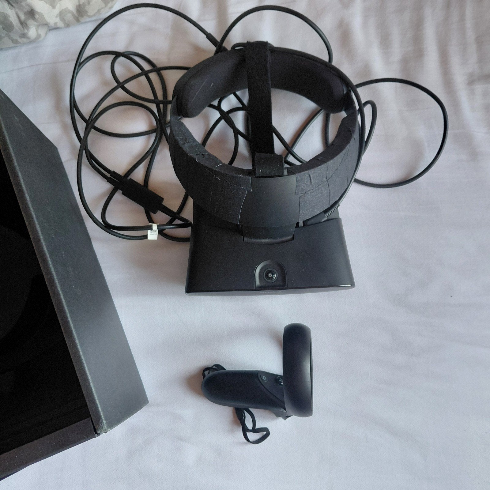 Oculus Rift S VR-bril in originele doos (mist 1 controller), Verzenden, Gebruikt, VR-bril, Pc