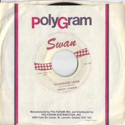 FREDDIE CANNON  1959  UNIEKE TOPPER !! C1481, Ophalen of Verzenden, Gebruikt, 7 inch, Pop