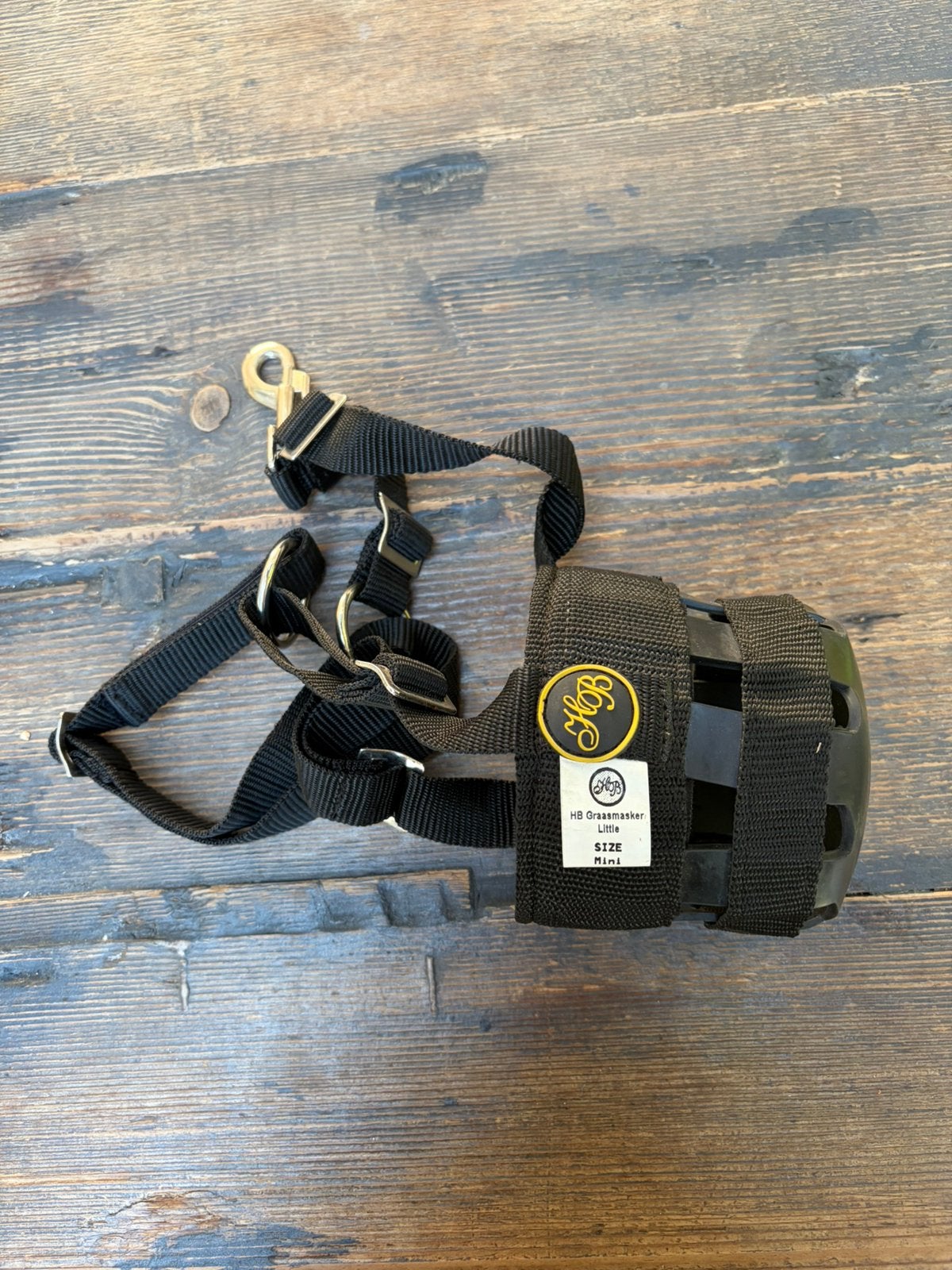 Graasmasker Harry&Hector, mini pony / shetlander, maat mini, Ophalen, Zo goed als nieuw, Mini