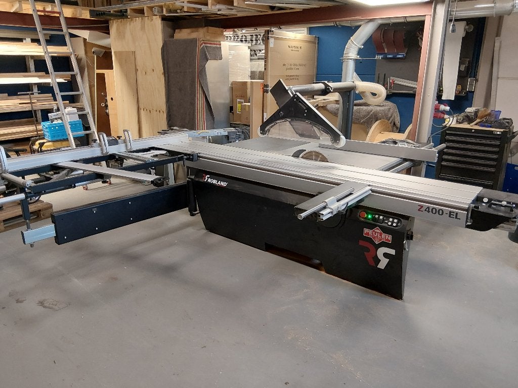 Robland Z 400 EL formaatzaag., 70 mm of meer, Overige typen, Zo goed als nieuw, 1200 watt of meer