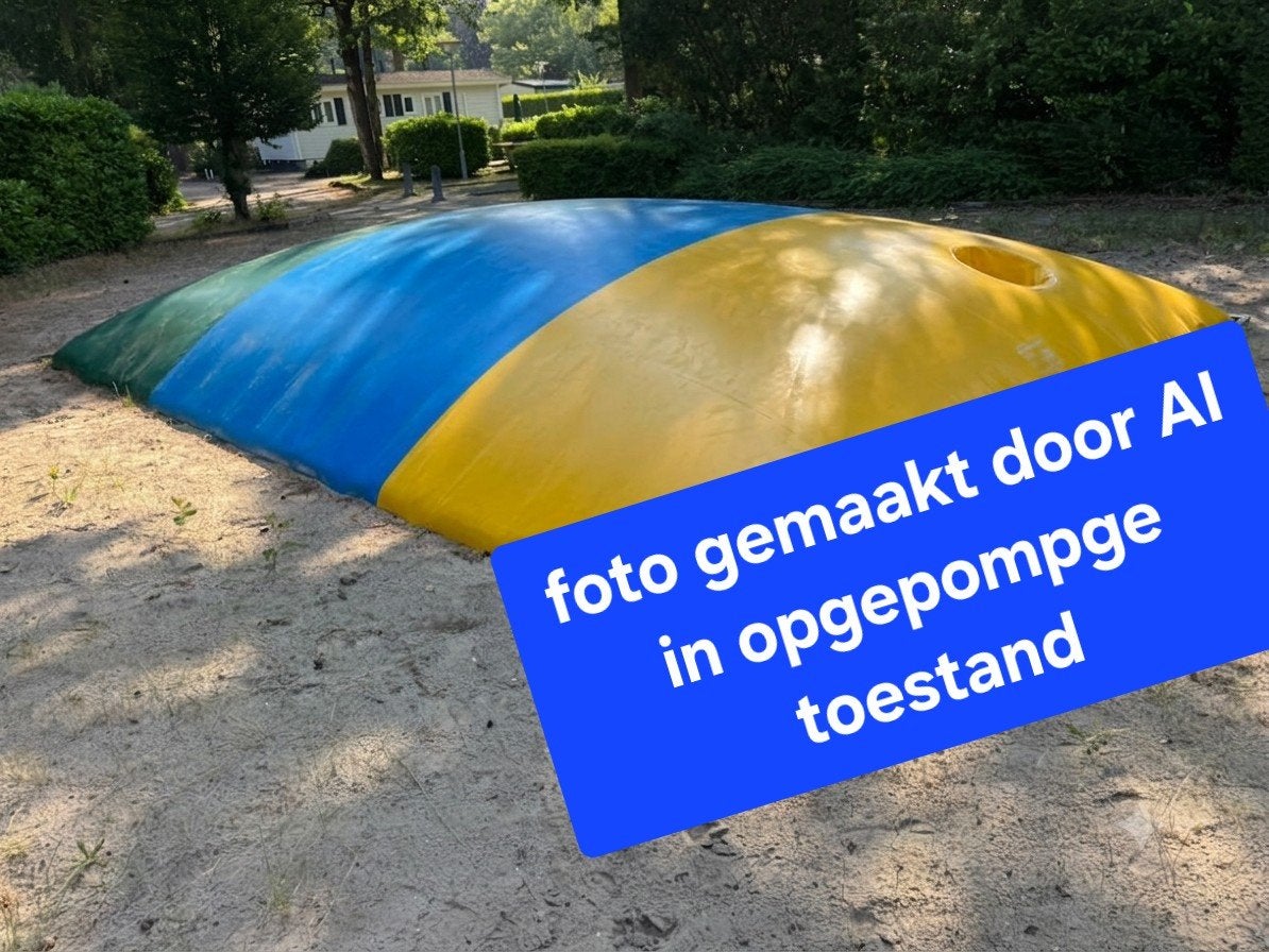 Lekke Lucht trampoline/air trampoline - op te halen in Epe, Ophalen