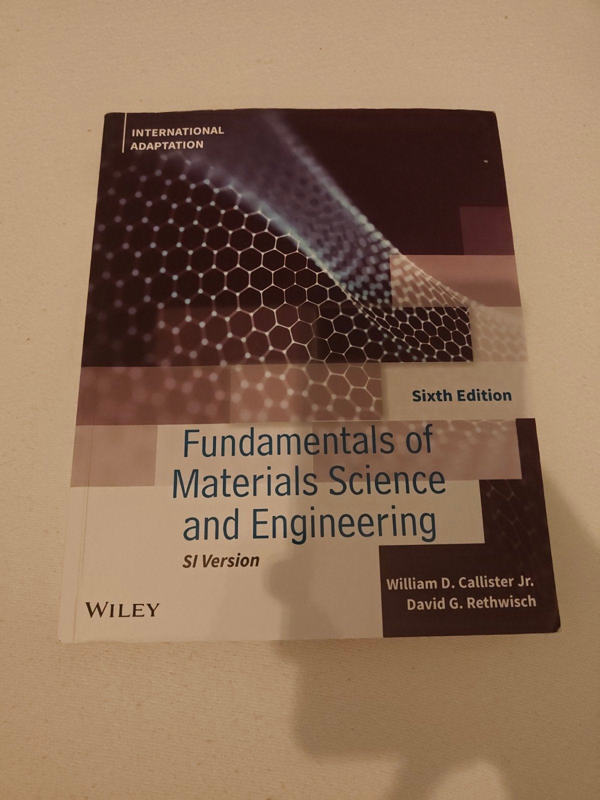 Fundamentals of Materials Science and Engineering, Ophalen of Verzenden, Zo goed als nieuw, Overige onderwerpen, William D. Callister Jr., David G. Rethwisch
