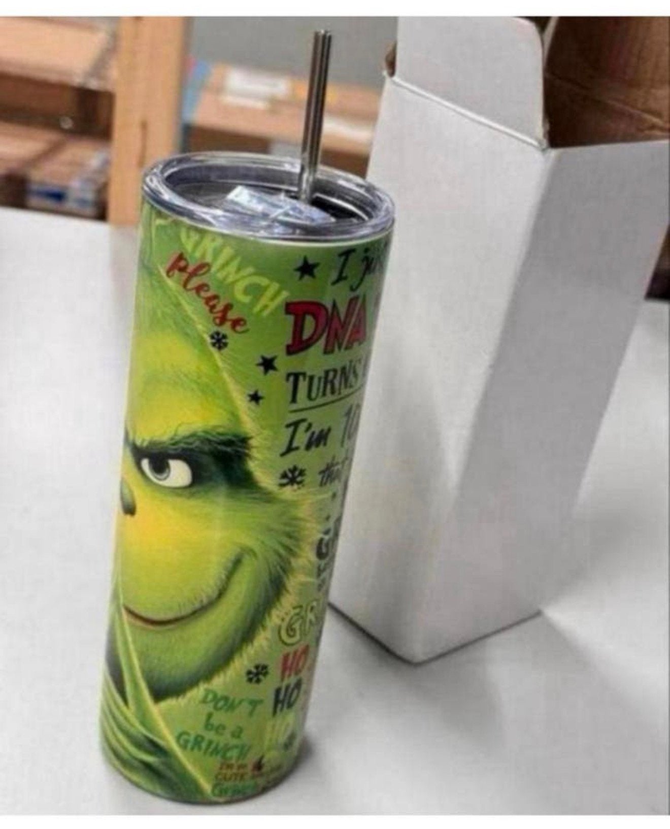 The Grinch - Christmas kerstmis kerst 0.6 L thermos beker, Diversen, Nieuw, Ophalen of Verzenden, H, H