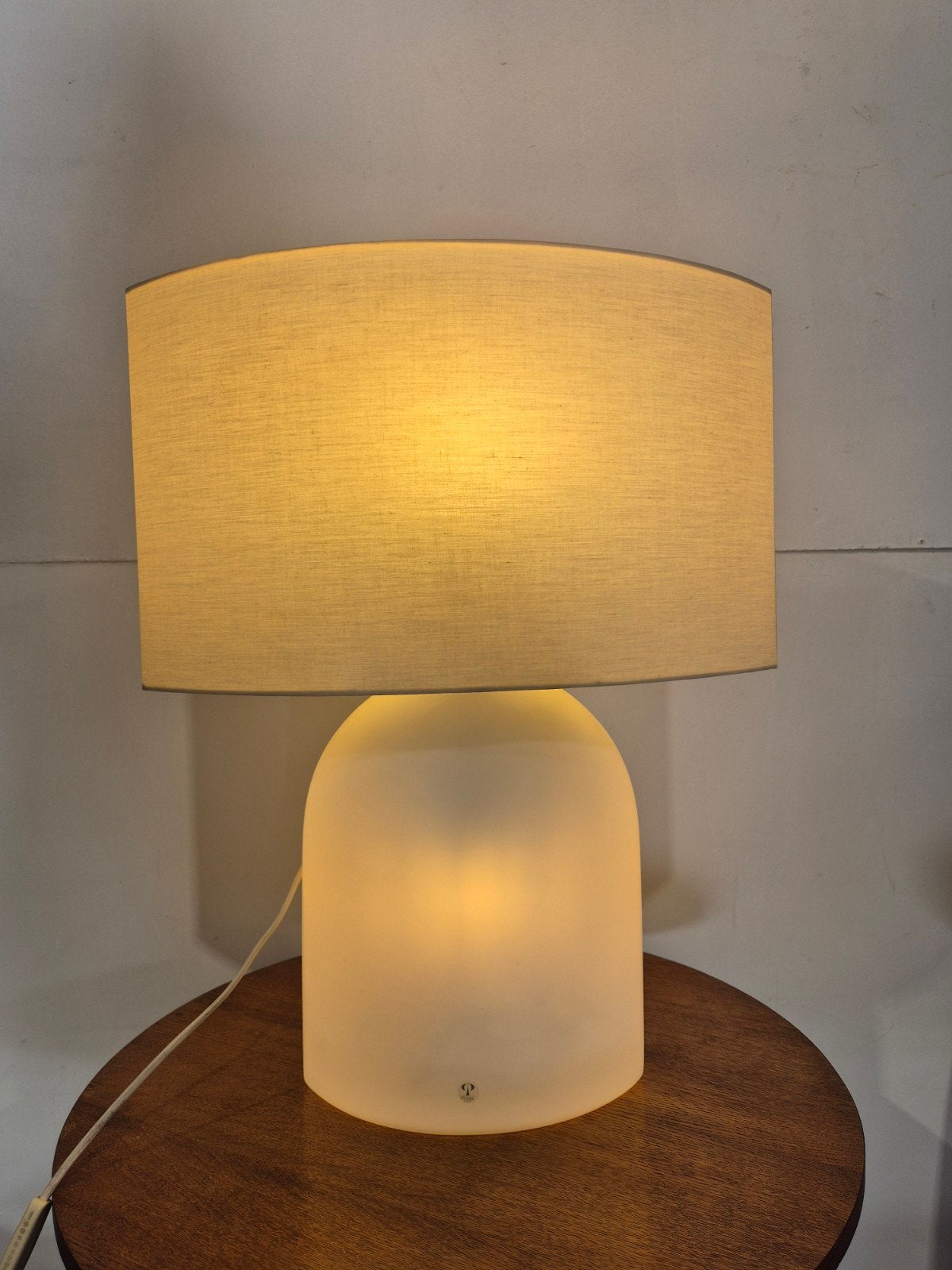 peil & putzler design glazen vintage lamp jaren 60, Ophalen of Verzenden