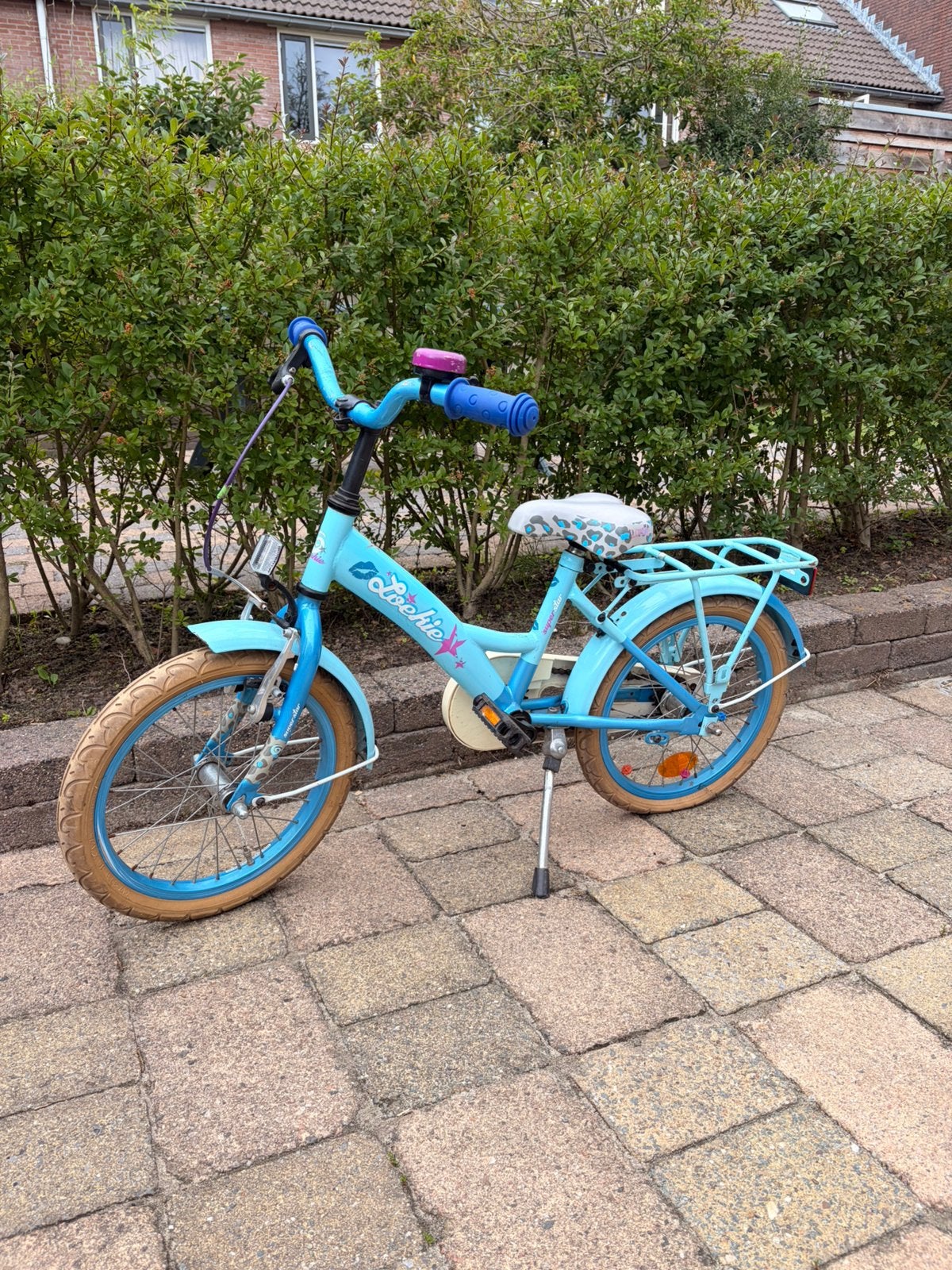 16 inch fiets, Fietsen en Brommers, Fietsen | Meisjes, Ophalen, Velgrem, 16 inch, Handrem