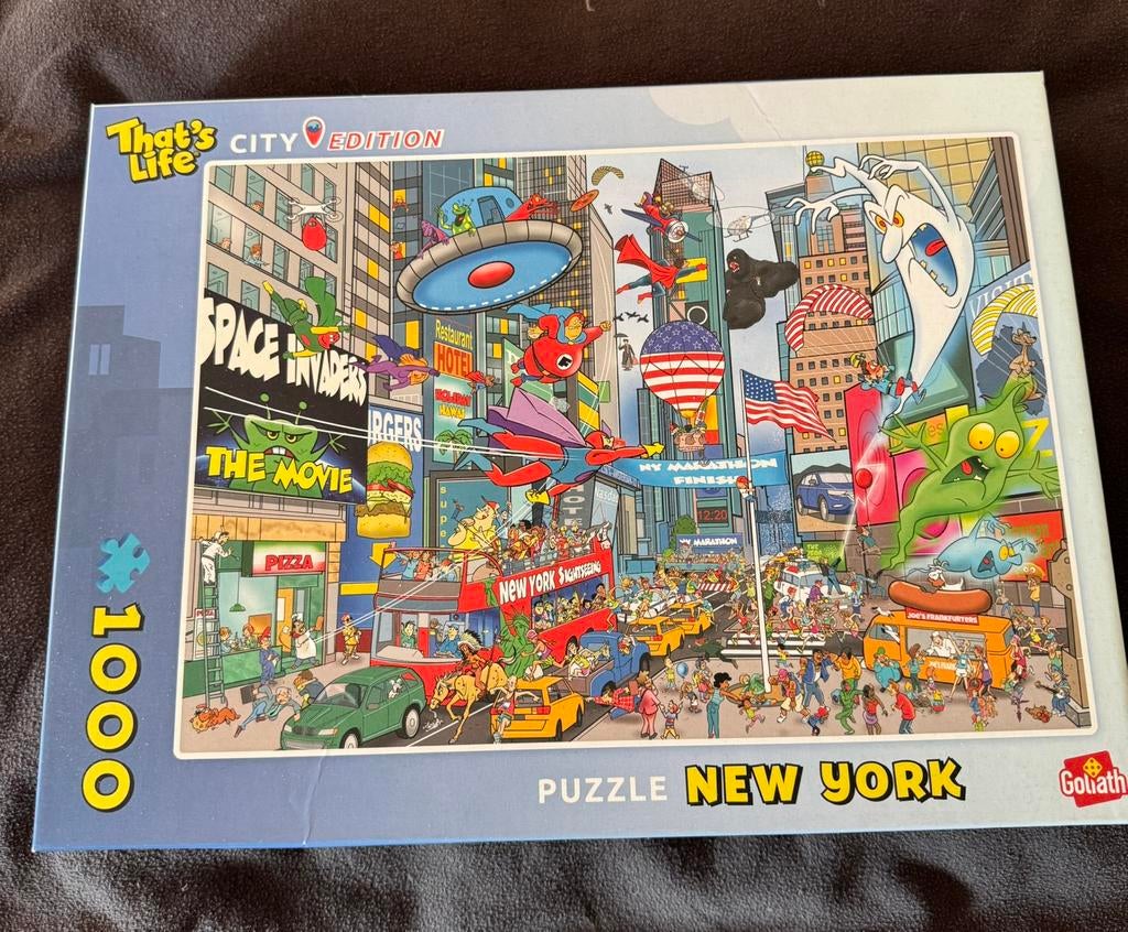 New york puzzel, Ophalen of Verzenden, 500 t/m 1500 stukjes, Zo goed als nieuw