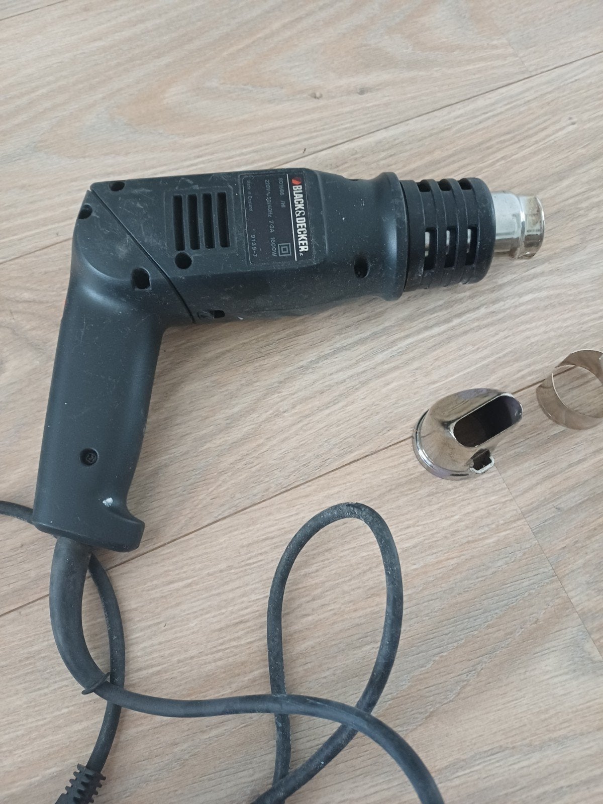 Black & Decker BD1666 Verfstripper 1600W - Zo goed als nieuw, Ophalen of Verzenden, Zo goed als nieuw, Overige typen, Bosch