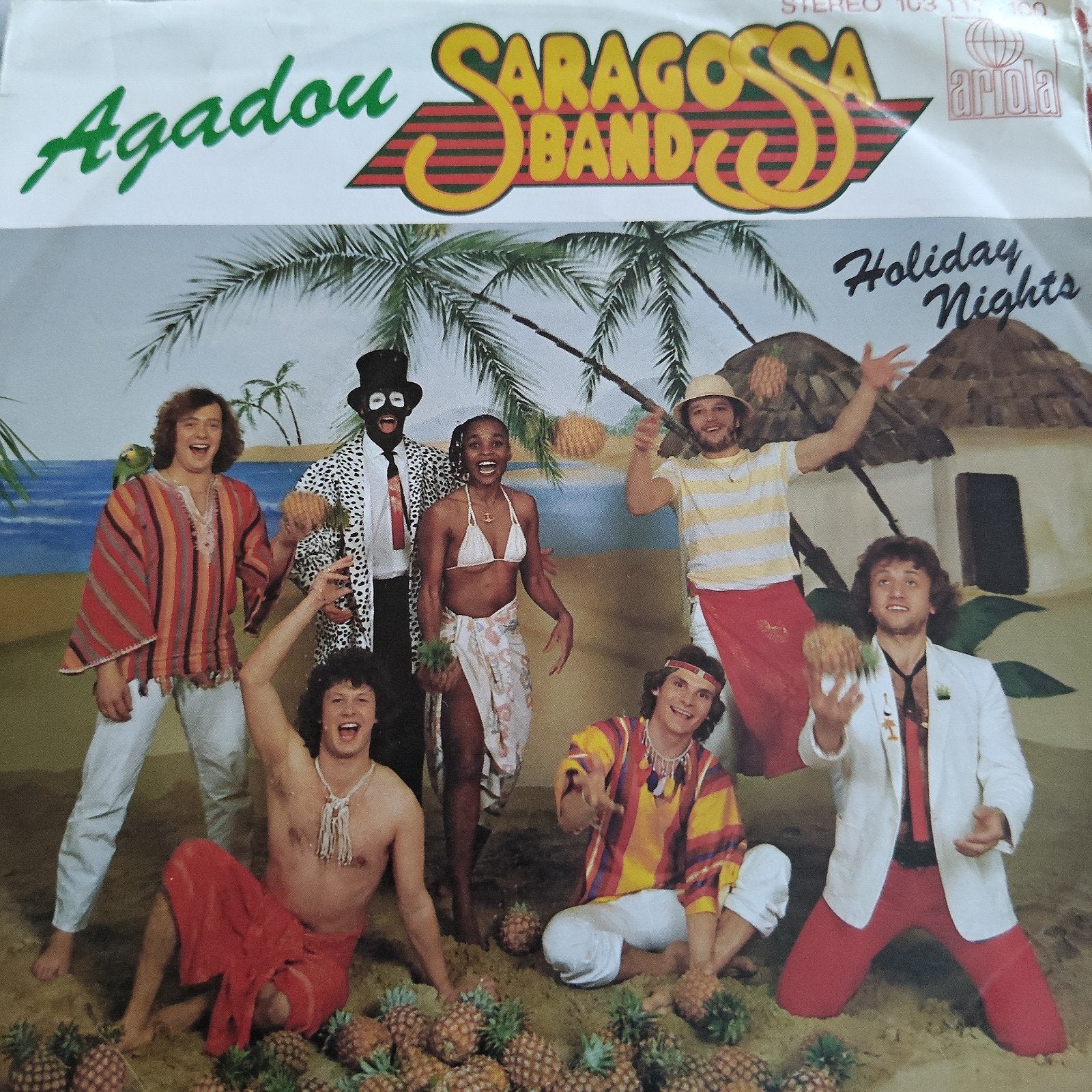 Saragossa Band - Agadou / Holiday Nights (Single), Ophalen of Verzenden, Gebruikt, 7 inch