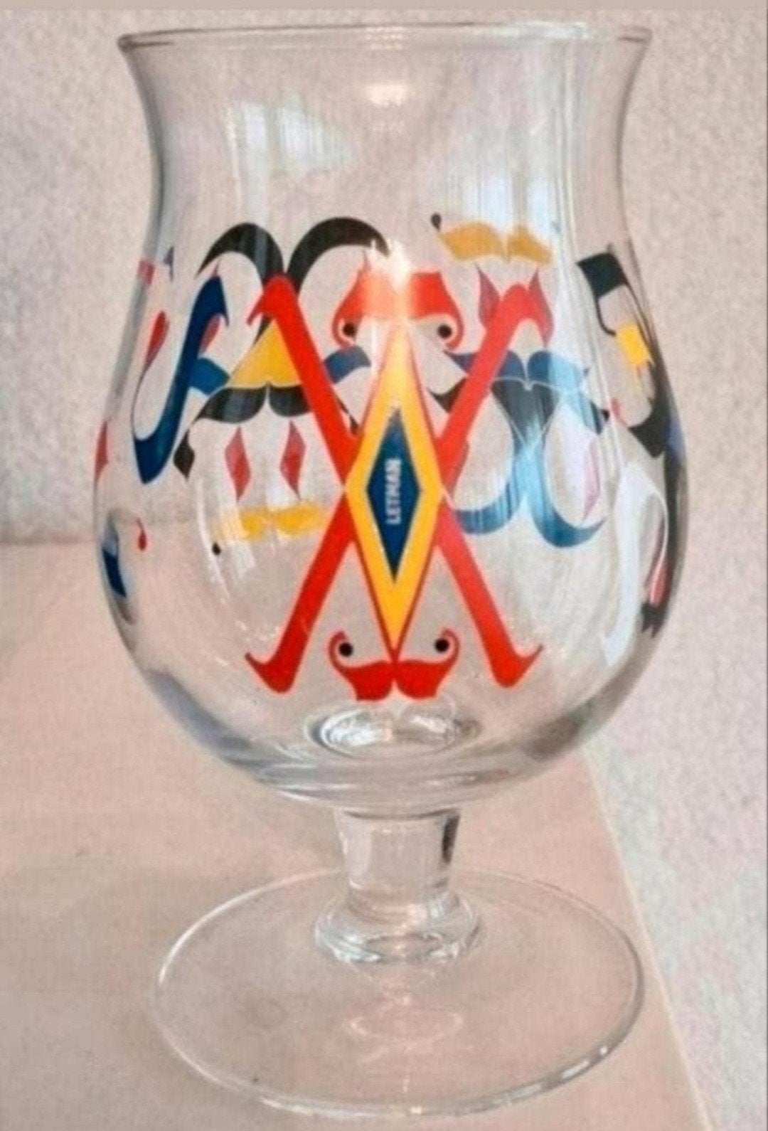Duvel Glas Letman, Ophalen of Verzenden, Zo goed als nieuw, Glas of Glazen, Duvel