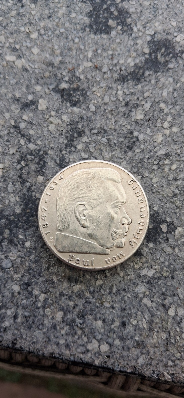 Zilveren 5 Reichsmark Hindenburg munt 1938, Postzegels en Munten, Munten | Europa | Niet-Euromunten, Ophalen of Verzenden, Duitsland