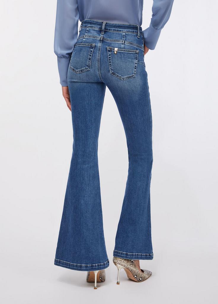 Liu Jo Bottum Up Good Super Beat 29, Kleding | Dames, Spijkerbroeken en Jeans, Zo goed als nieuw, Blauw, Ophalen of Verzenden