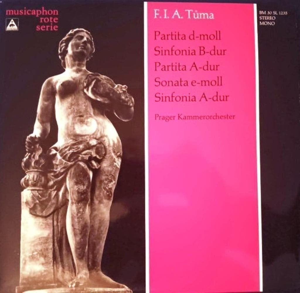 FIA Tuma-Prager Kammerorchester-Partita Sinfonia Sonata, Kamermuziek, Ophalen of Verzenden, Zo goed als nieuw, 12 inch