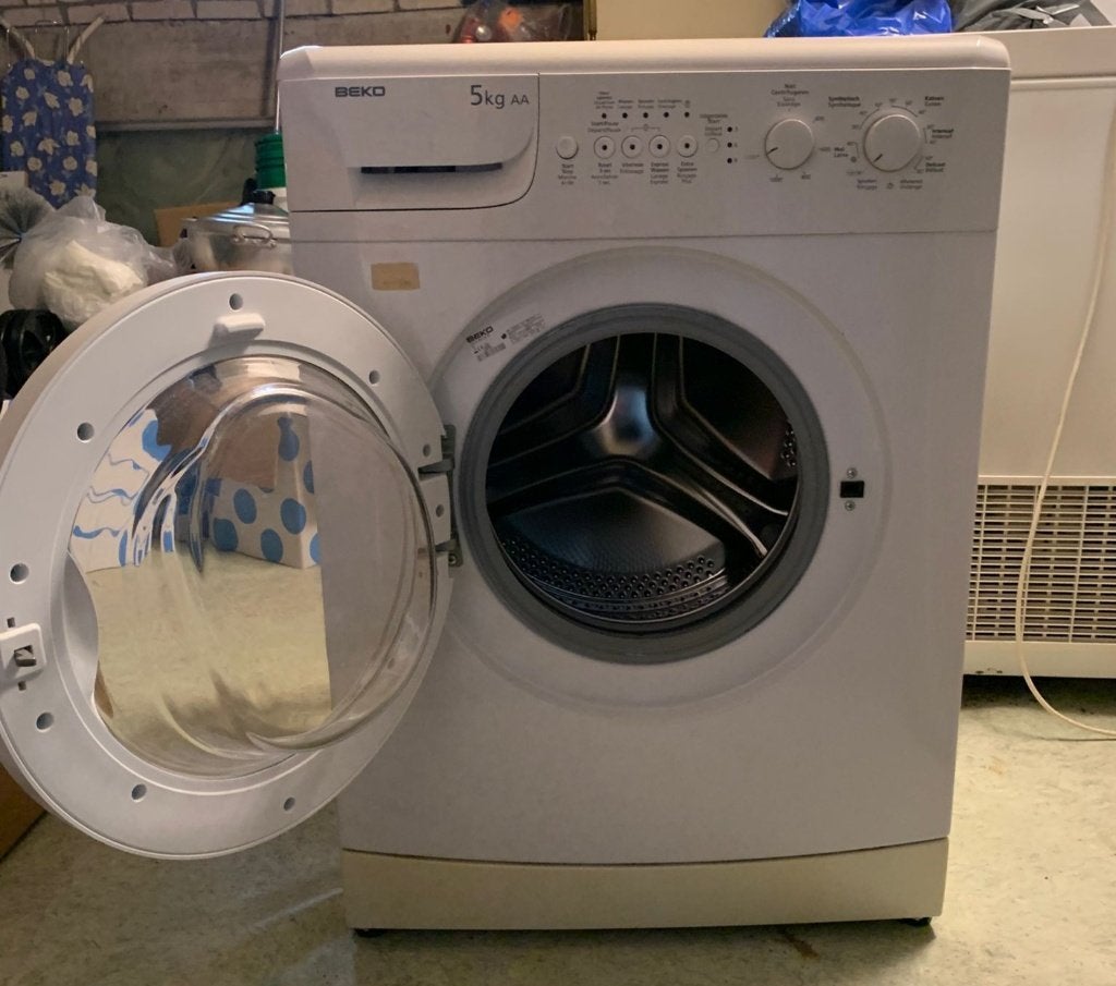 Beko wasmachine, Ophalen, 1200 tot 1600 toeren, Gebruikt, 4 tot 6 kg