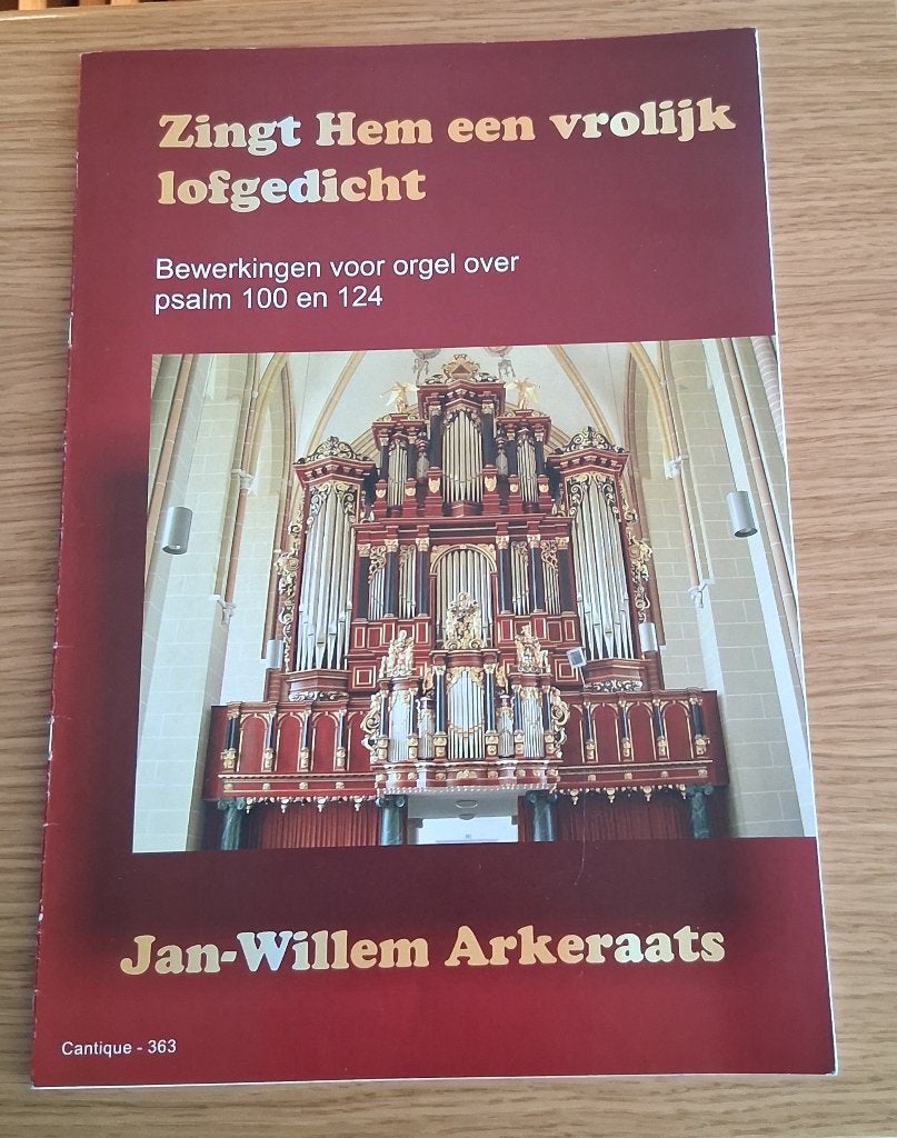 Bladmuziek: Jan Willem Arkeraats psalm 100 en 124, Muziek en Instrumenten, Orgel, Gebruikt, Ophalen of Verzenden, Religie en Gospel