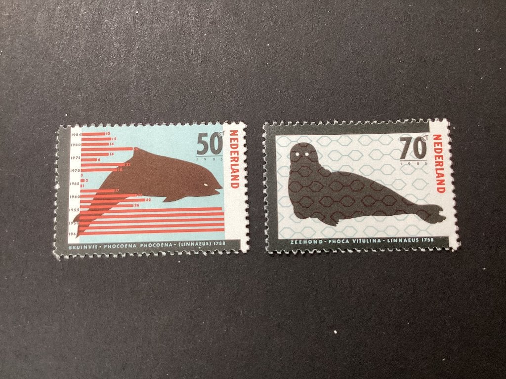 1985, bedreigde dieren, 1338-1339, Verzenden, Na 1940, Postfris