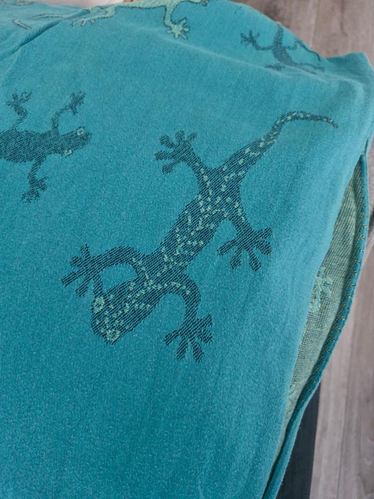 Mein Mittelpunkt draagdoek met hagedissenprint, Ophalen, Zo goed als nieuw, Draagdoek, Overige merken