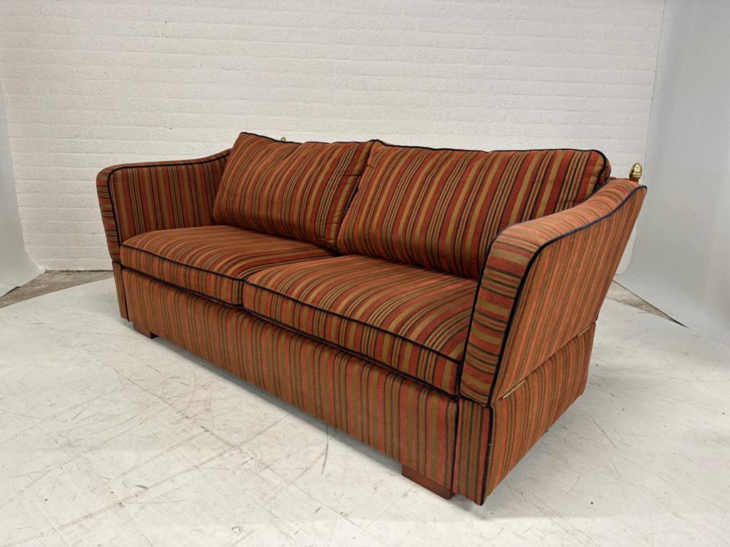 Nu voor maar €150,-! Klassieke Gestreepte 3zits Kasteelbank, Ophalen, Gebruikt, 150 tot 200 cm, Tweepersoons