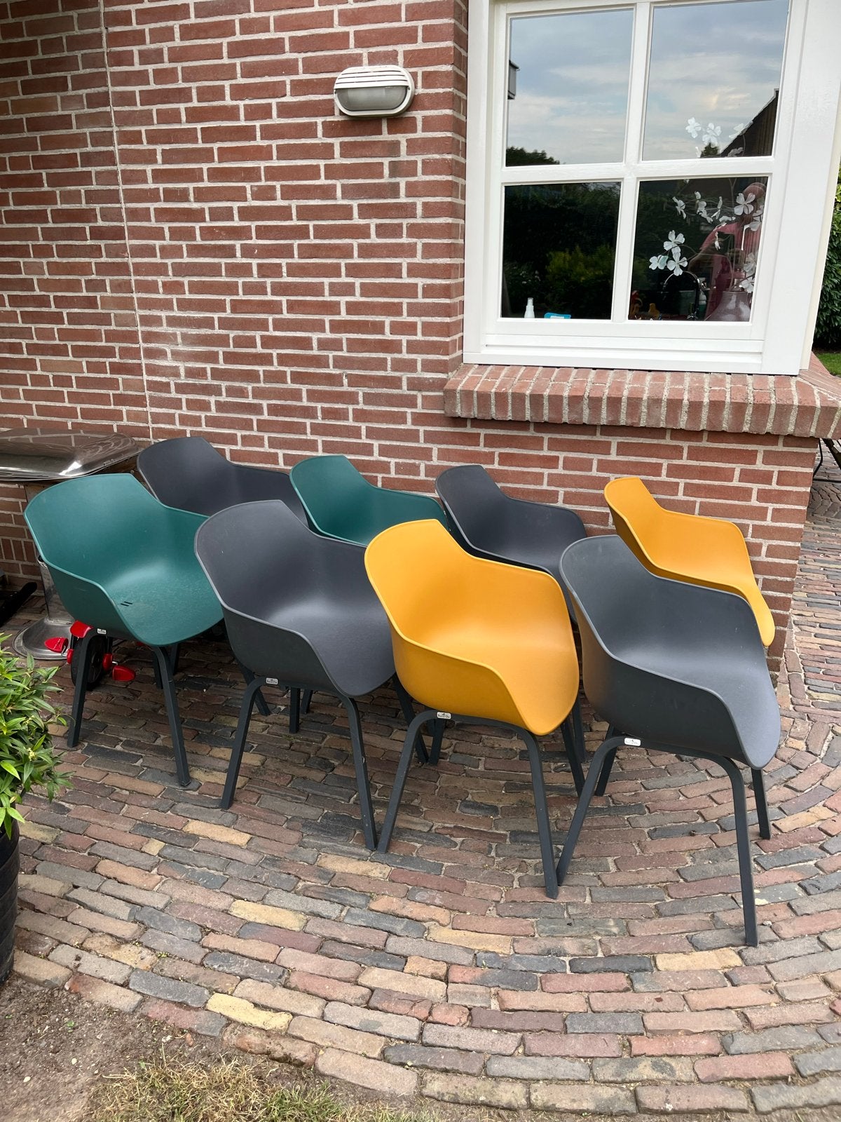 Bois Le Duc Tuinstoelen - 8 stuks, Ophalen, Gebruikt, Kunststof
