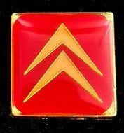 Citroën pin rood-goudkleur, Verzenden, Nieuw, Transport, Speldje of Pin