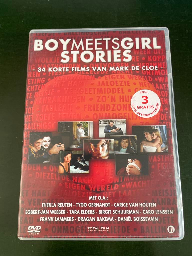 Boy Meets Girl Stories - 34 korte films van Mark de Cloe, Vanaf 12 jaar, Ophalen of Verzenden, Gebruikt