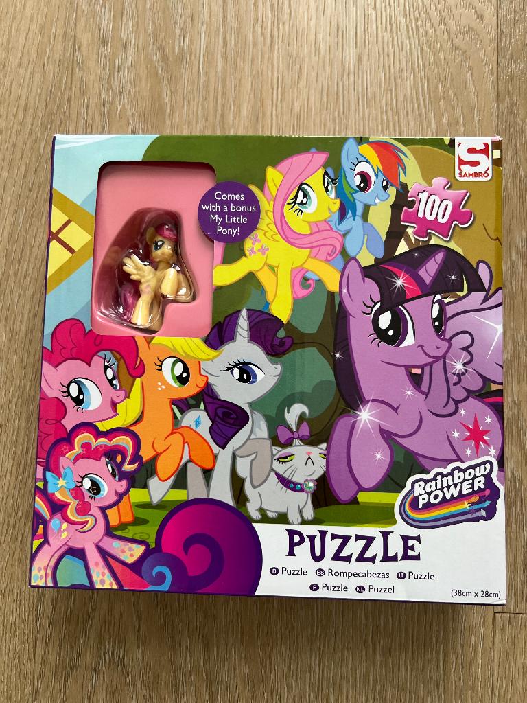 My little Pony puzzel met speeltje, Ophalen of Verzenden, Meer dan 50 stukjes, Nieuw, 4 tot 6 jaar