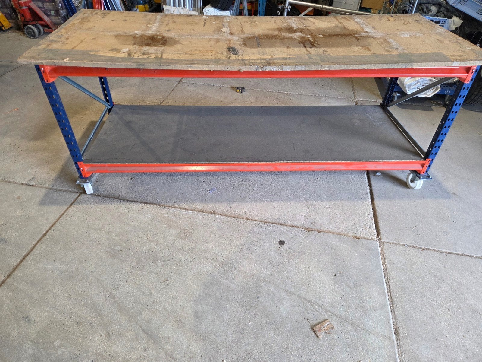 Inpaktafel werkbank, Ophalen, Gebruikt, 70 tot 120 cm, Inklapbaar