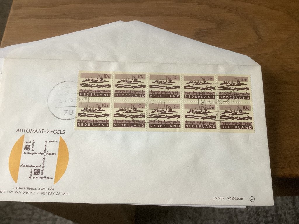 No3815 postzegelboekje pb5 J. Visser Nederland jaargangen fd, Ophalen of Verzenden, Onbeschreven, Nederland