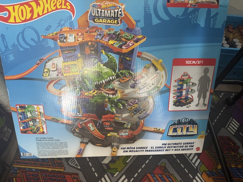 hot wheels ultimate garage dino, Racebaan, Nieuw, Ophalen of Verzenden, Hot Wheels