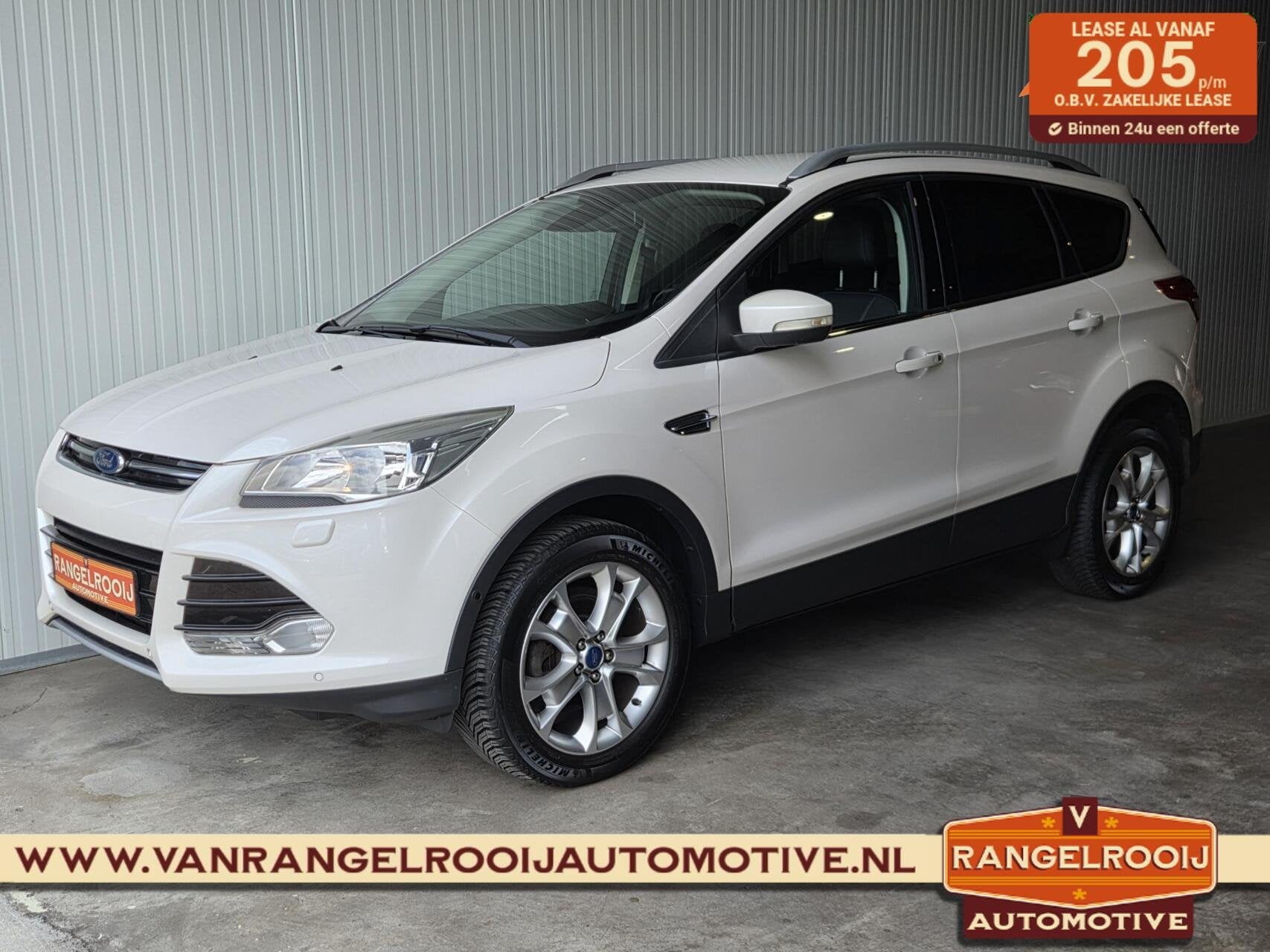 Ford Kuga 1.5 Titanium, trekhaak, winterpakket, 1e eig deale, Euro 6, 4 cilinders, Wit, Origineel Nederlands