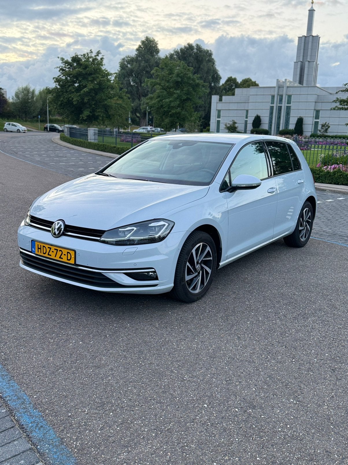 Volkswagen Golf 1.5 TSI 150pk 7-DSG 5D 2018 Wit, Auto's, 1498 cc, 4 cilinders, Wit, 149 pk