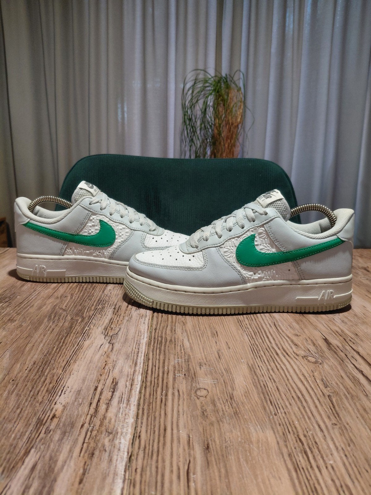 Nike Air Force 1 Special Edition 'Pine Green' Size 38, Wit, Nike, Ophalen of Verzenden, Sneakers of Gympen