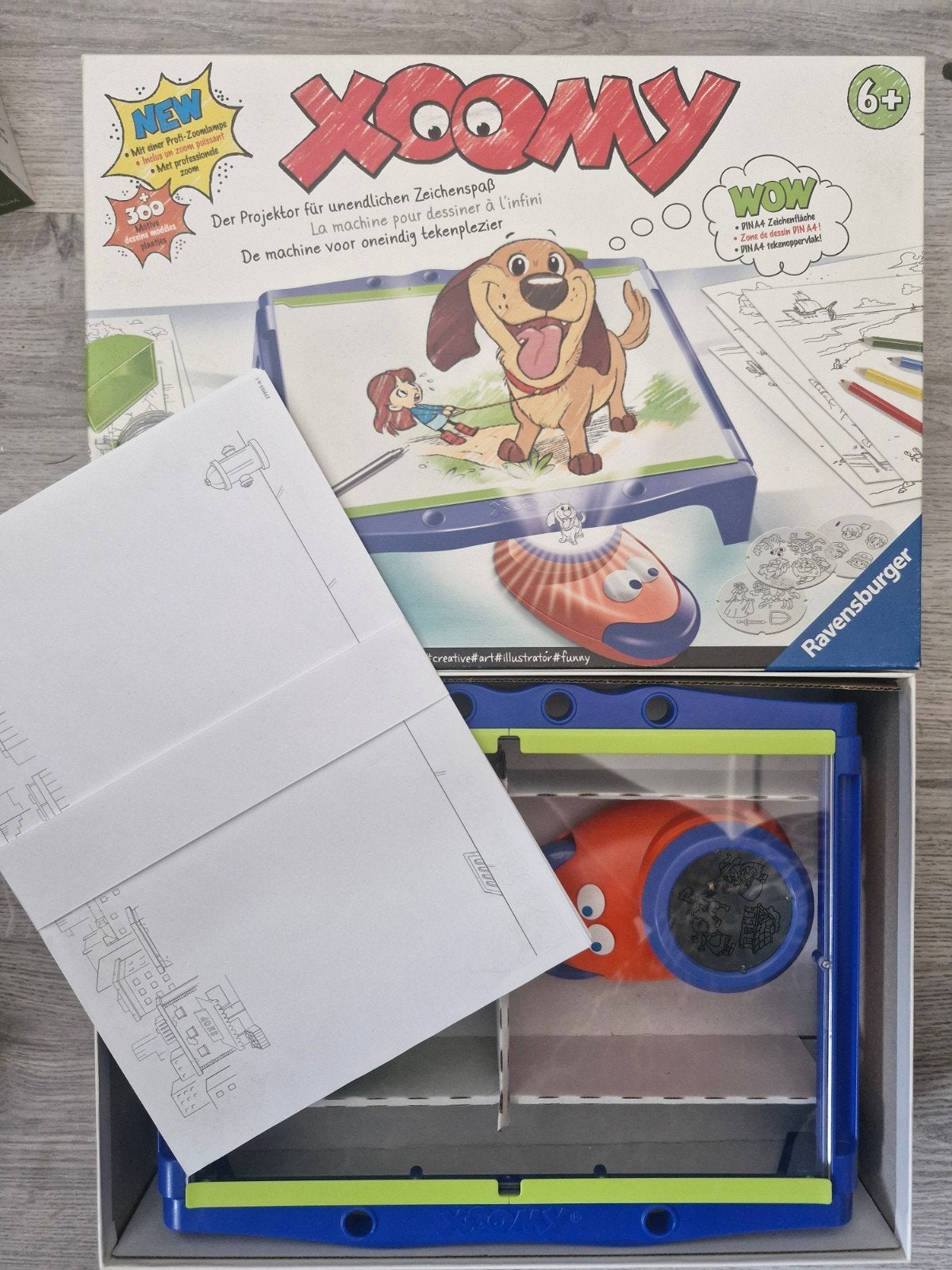 Xoomy tekentafel - compleet, Ophalen of Verzenden, Zo goed als nieuw, Knutselen, Met licht