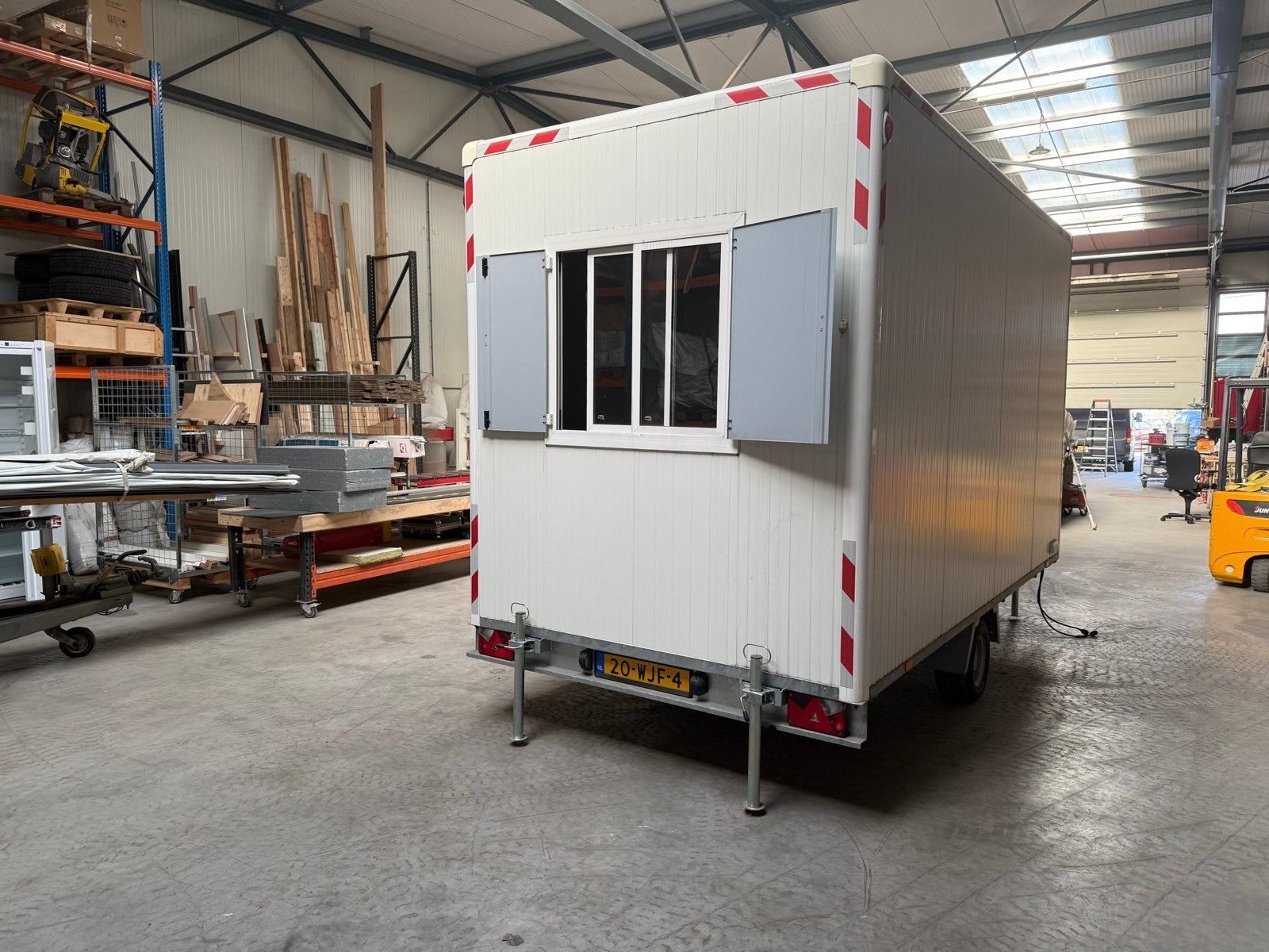 Mobiele Keet / Schaftwagen - Ideaal voor Bouwplaats, Ophalen
