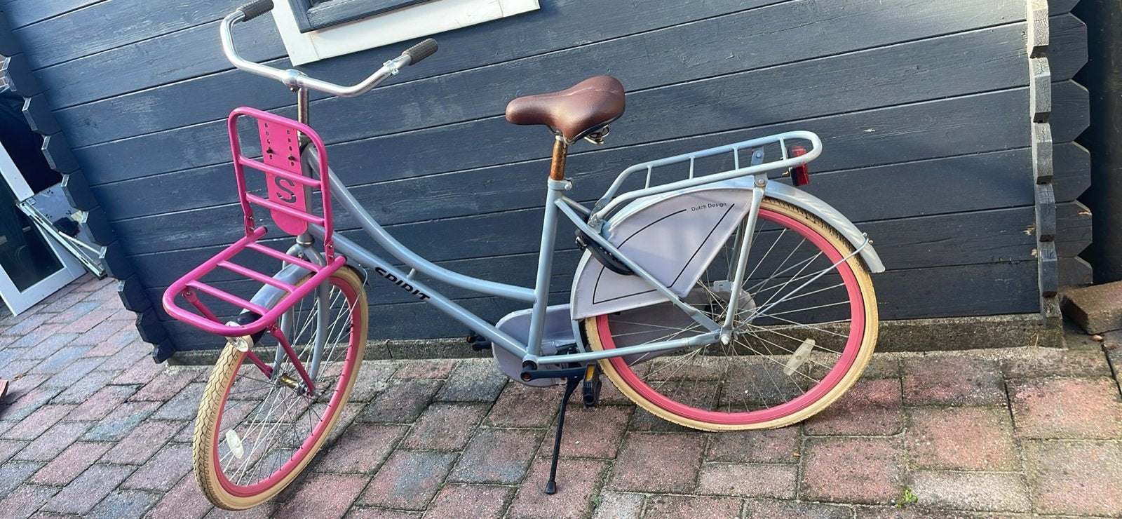 Sparta meisjesfiets 24 inch - Retro look met roze details, Ophalen of Verzenden, Gebruikt, 24 inch