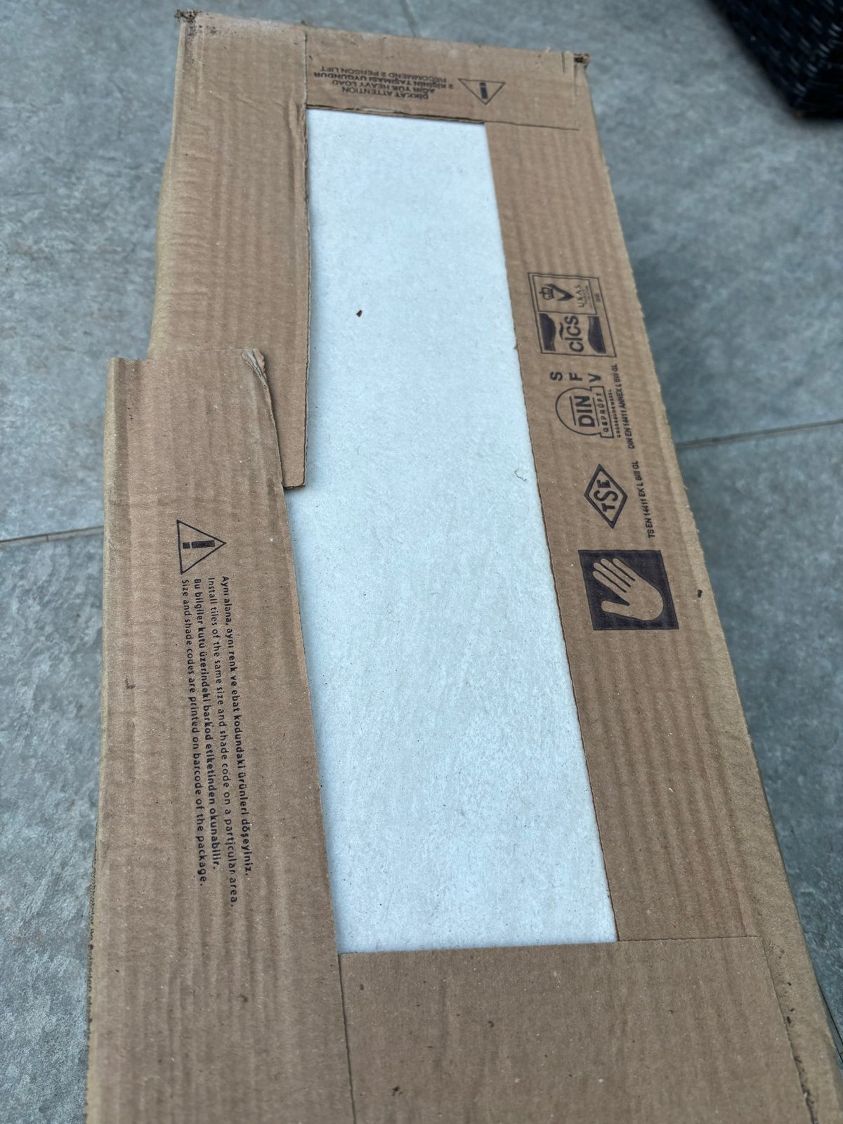 Nieuwe Çanakkale Seramik wandtegels 20x50 cm, wit, Doe-het-zelf en Verbouw, Tegels, Ophalen, 40 tot 60 cm, Nieuw, Minder dan 5 m²
