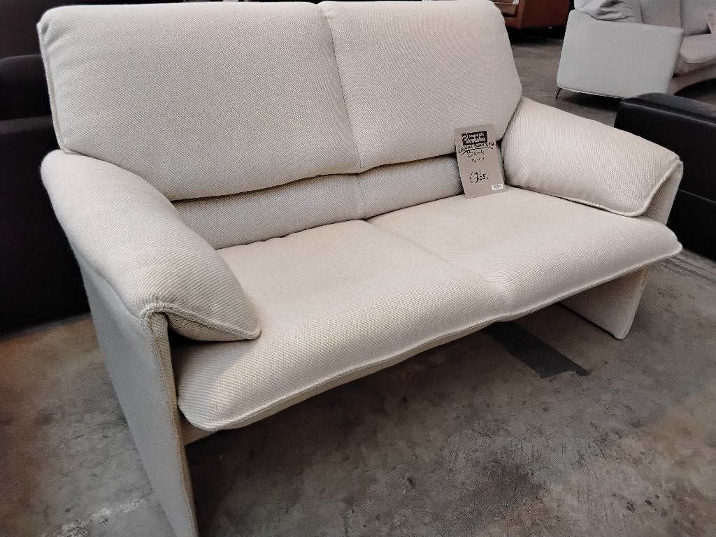 Leolux Bora Balanza Ceras leer beige 185cm 1150. Second Life, Huis en Inrichting, Banken | Bankstellen, Ophalen, Zo goed als nieuw