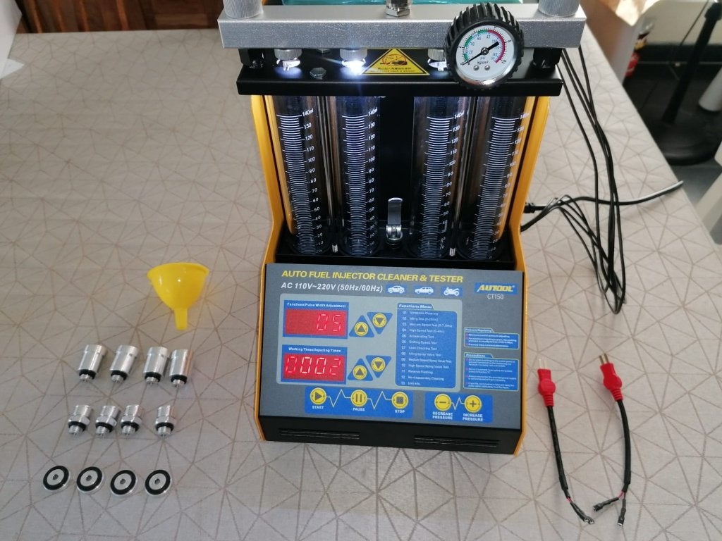 AUTOOL Injector tester en ultrasoon bad voor 4 injectoren, Ophalen of Verzenden, Nieuw