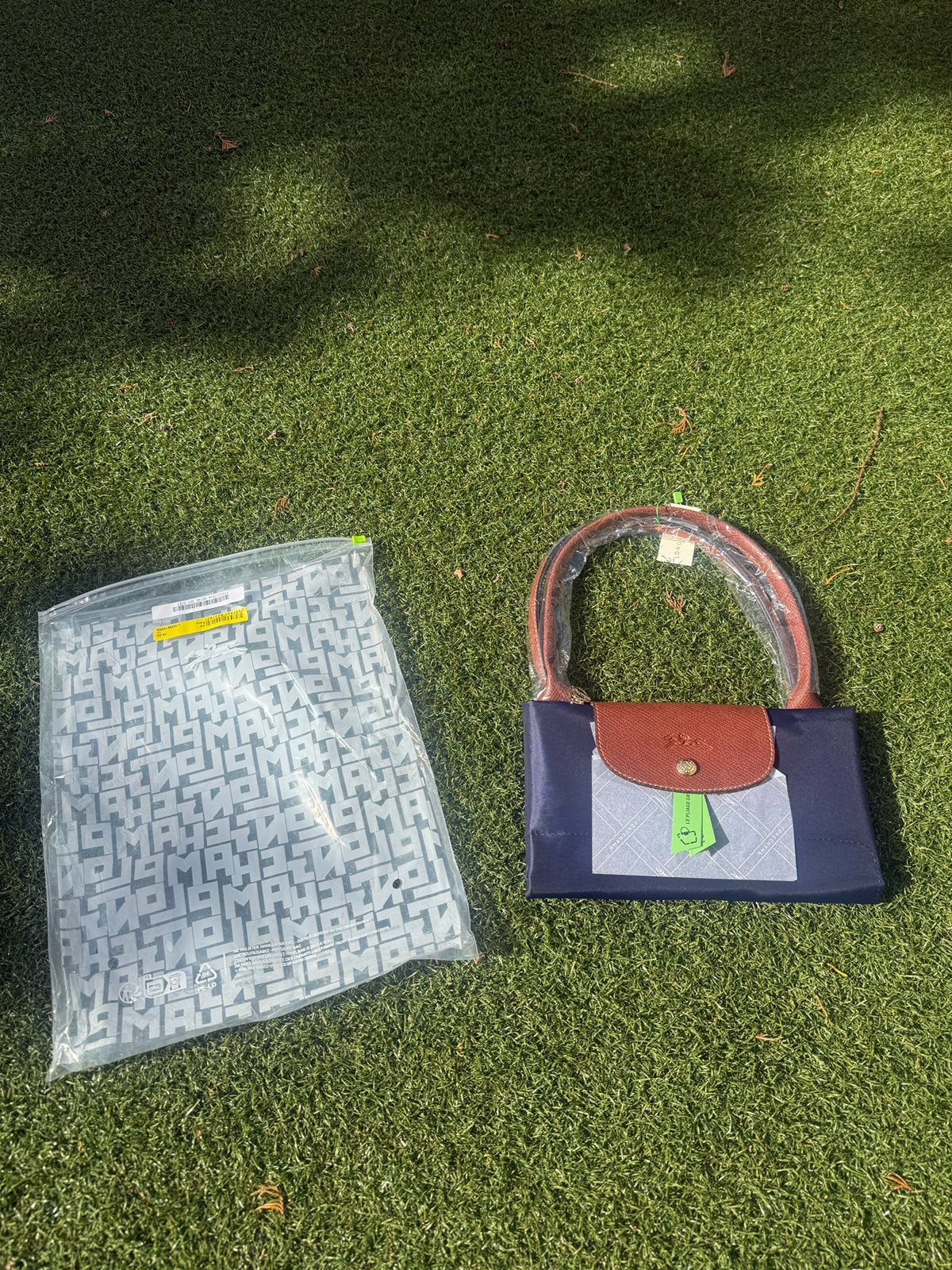 Longchamp Le Pliage schoudertas L, Ophalen of Verzenden, Nieuw, Blauw, Schoudertasje