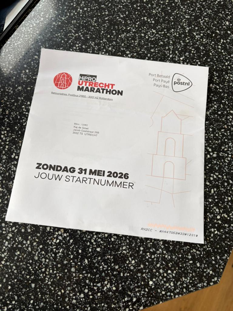 Utrecht Hipro Marathon ticket, Eén persoon