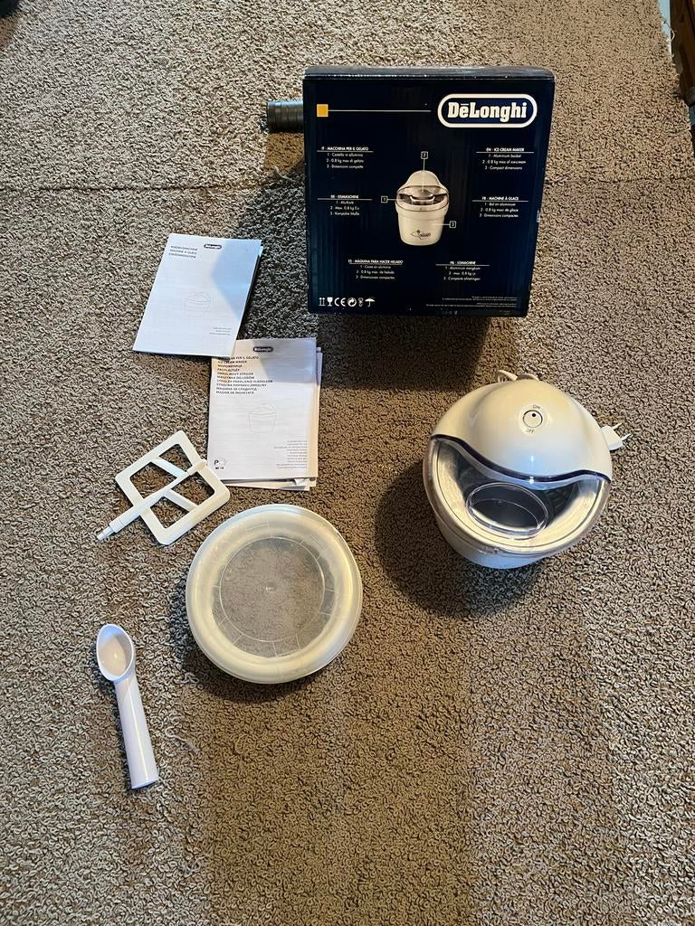 De'Longhi IJsmachine Gelato Maker -Nieuw, Witgoed en Apparatuur, IJsmachines, Ophalen of Verzenden, Nieuw, Koelelement