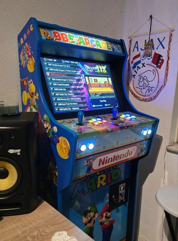 Super Mooie Super Mario Arcade Kast met 9800 spellen!, Ophalen, Zo goed als nieuw