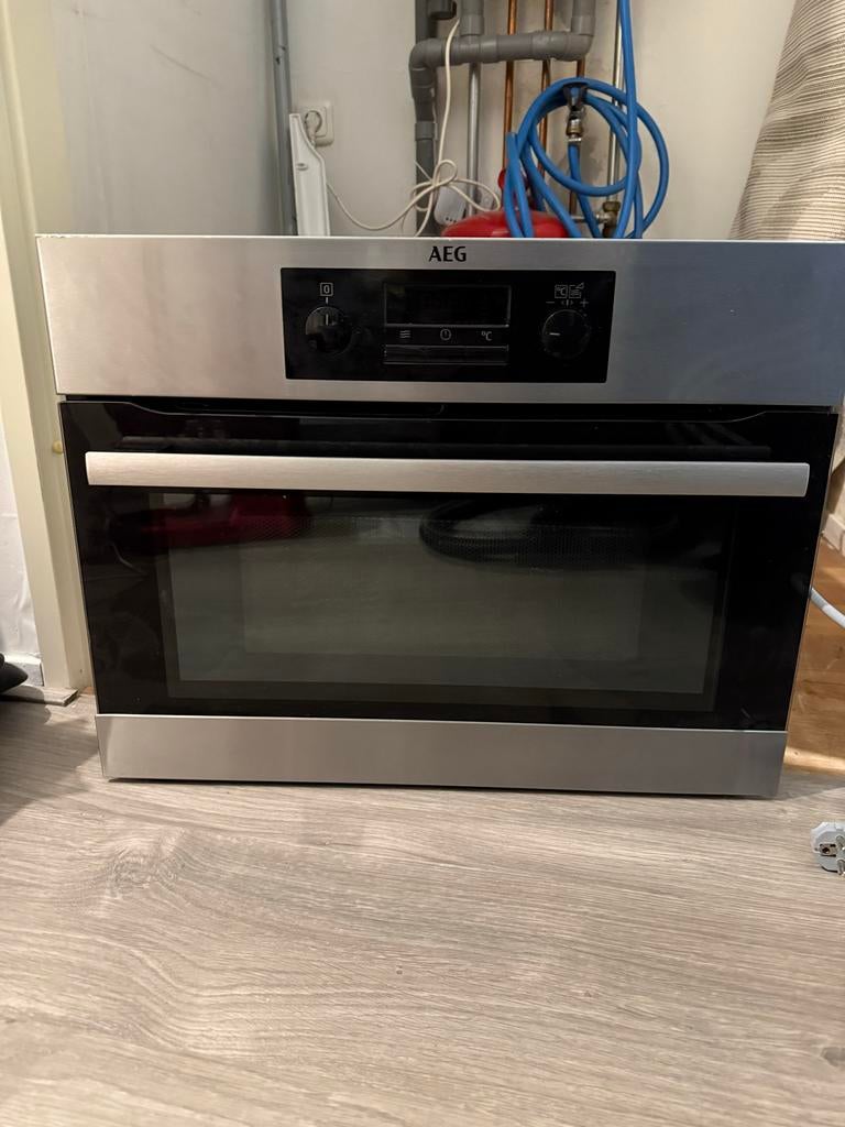 Nieuwe AEG inbouw combimagnetron, 45 tot 60 cm, Nieuw, Ophalen of Verzenden, Oven met grill