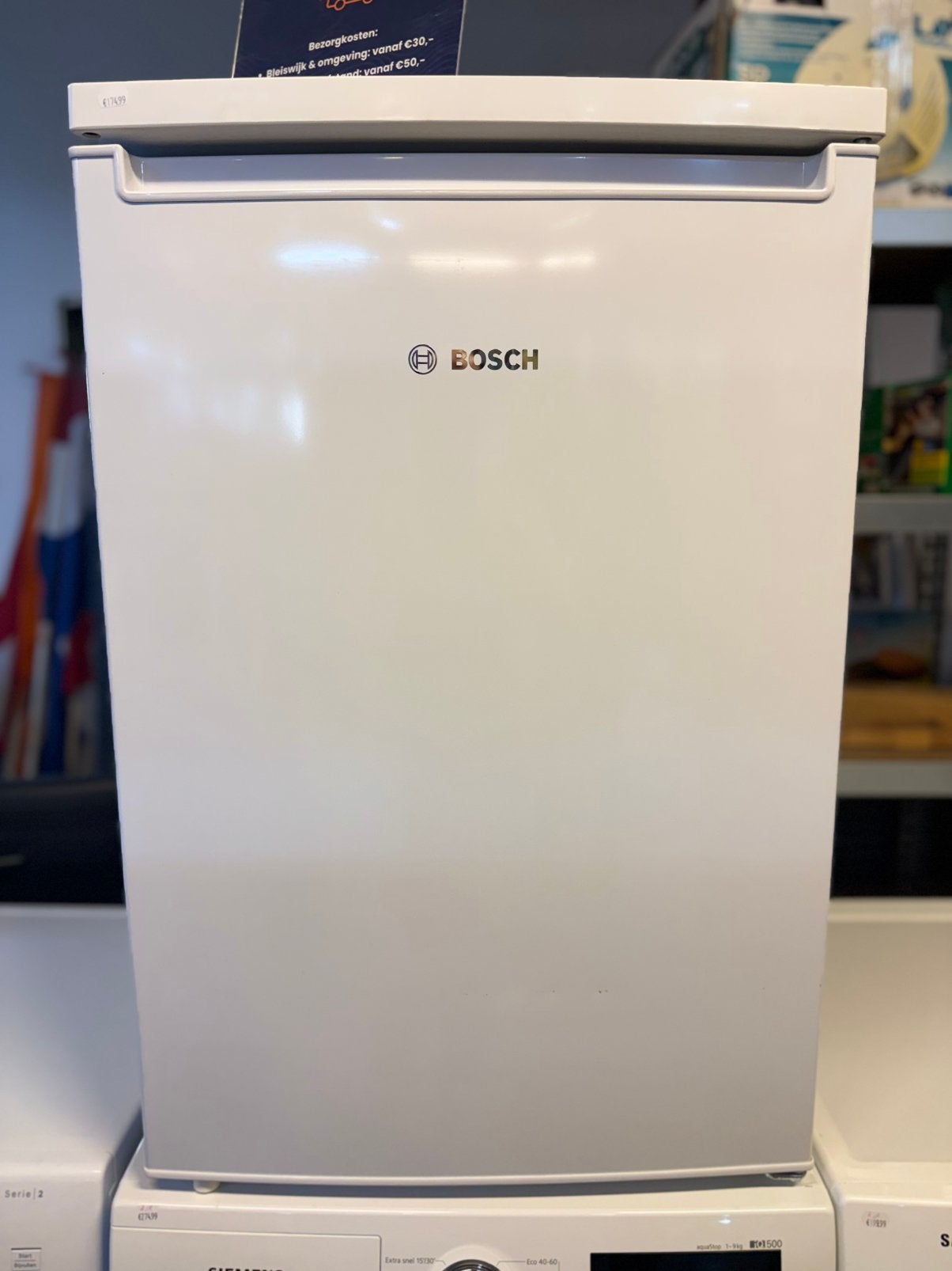 Bosch tafelmodel koelkast, Witgoed en Apparatuur, Vriezers en Diepvrieskisten, Ophalen, Zo goed als nieuw, Minder dan 60 cm, 85 tot 120 cm