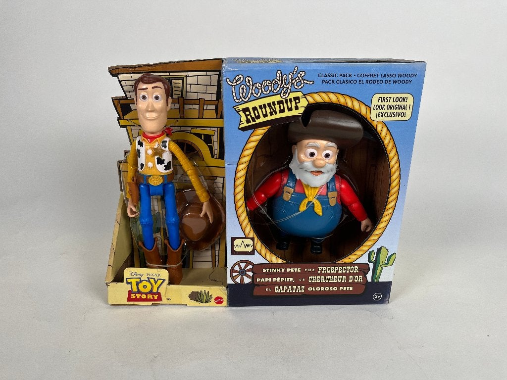 toy Story Woody & Prospector Stinky Pete, Ophalen of Verzenden, Nieuw