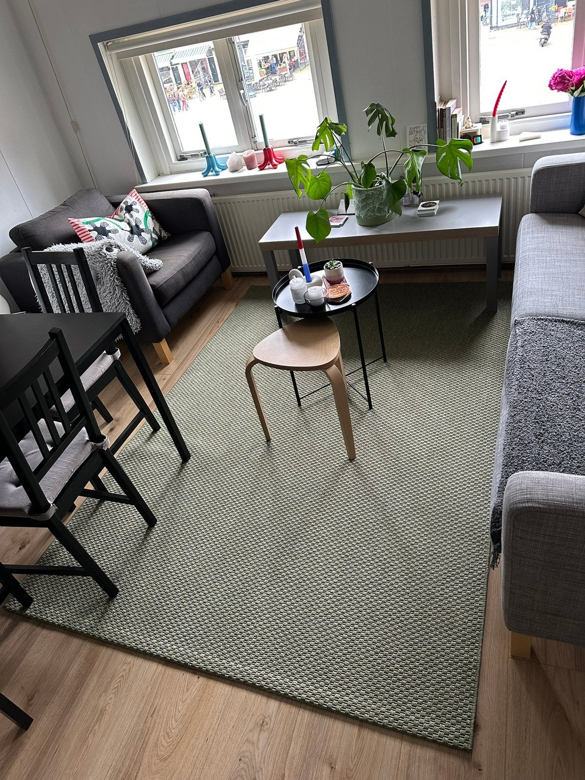 IKEA Green carpet, Ophalen, Zo goed als nieuw, Rechthoekig