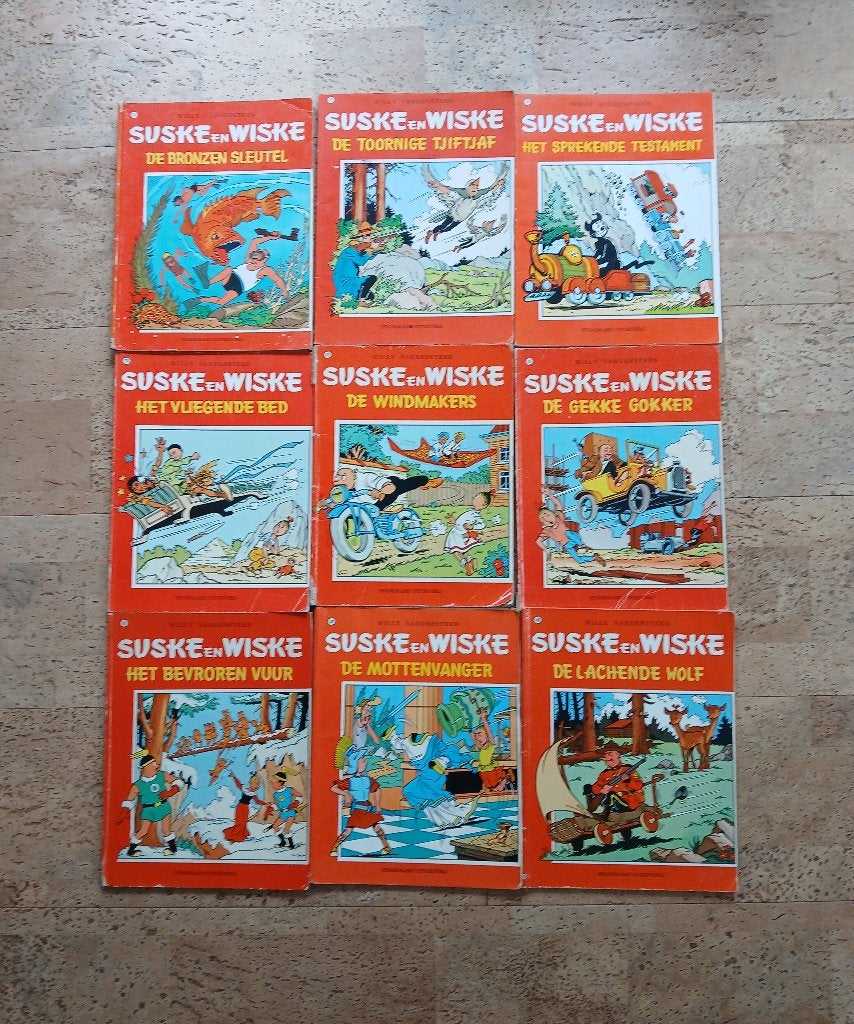 Partij stapel 23 x Suske en Wiske nummers tussen 116 - 184, Boeken, Eén stripboek, Ophalen of Verzenden, Gelezen, Willy Vandersteen