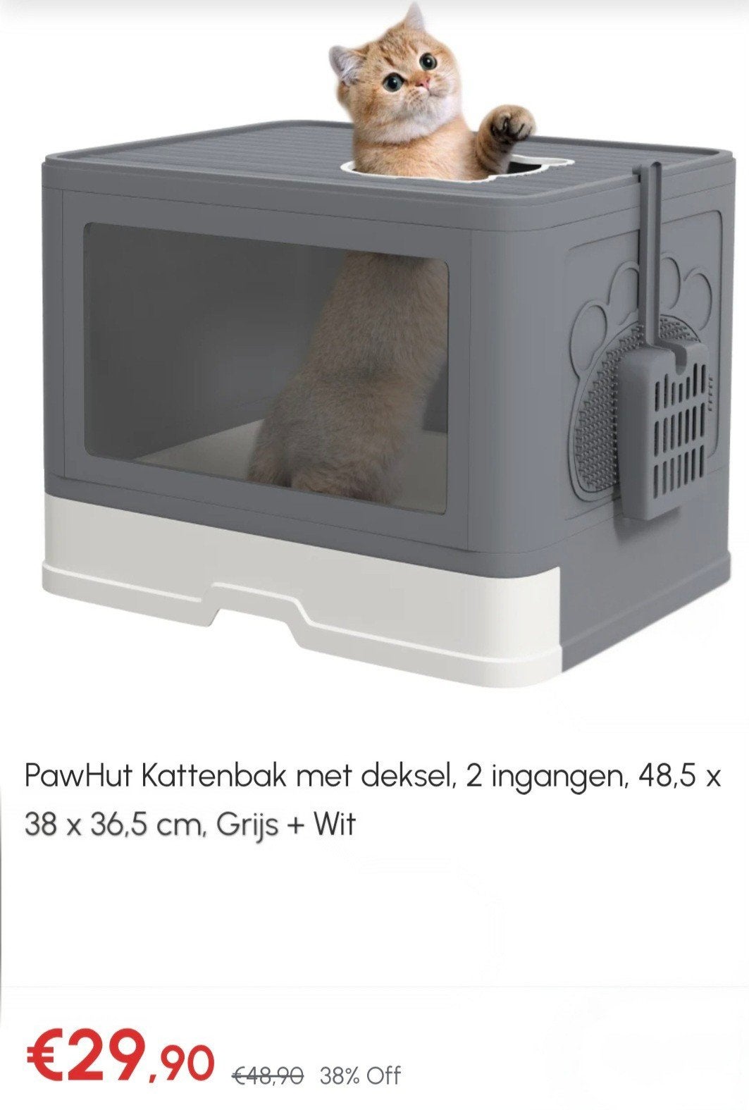 nieuw in doos kattenbak, Ophalen of Verzenden, Nieuw