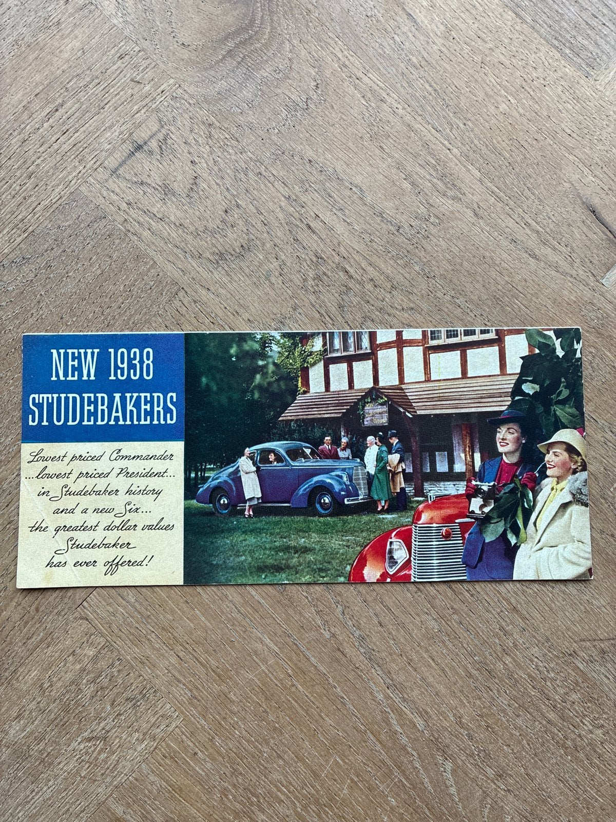 1938 Studebaker brochure, Verzenden, Zo goed als nieuw, Overige merken
